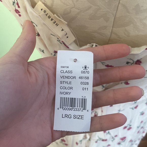 Pacsun L.A. Hearts Ivory Floral Mini Dress - Picture 3 of 5